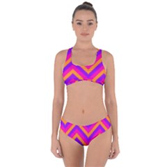 Chevron Criss Cross Bikini Set by Ket1n9