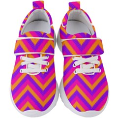 Chevron Kids  Velcro Strap Shoes by Ket1n9