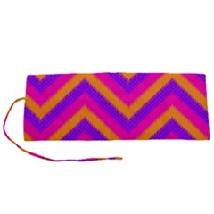 Chevron Roll Up Canvas Pencil Holder (s) by Ket1n9