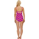 Chevron Knot Front One-Piece Swimsuit View4