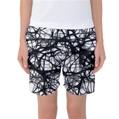 Neurons-brain-cells-brain-structure Women s Basketball Shorts by Ket1n9