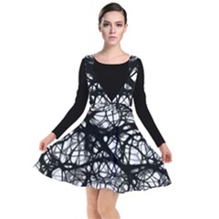 Neurons-brain-cells-brain-structure Plunge Pinafore Dress by Ket1n9