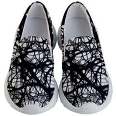 Neurons-brain-cells-brain-structure Kids Lightweight Slip Ons by Ket1n9