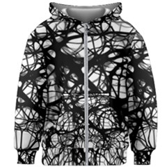 Neurons-brain-cells-brain-structure Kids  Zipper Hoodie Without Drawstring by Ket1n9