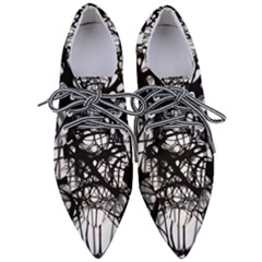 Neurons-brain-cells-brain-structure Pointed Oxford Shoes by Ket1n9