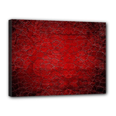 Red-grunge-texture-black-gradient Canvas 16  X 12  (stretched) by Ket1n9