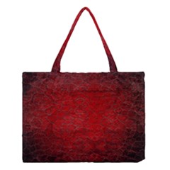 Red-grunge-texture-black-gradient Medium Tote Bag by Ket1n9