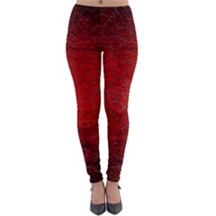 Red-grunge-texture-black-gradient Lightweight Velour Leggings by Ket1n9