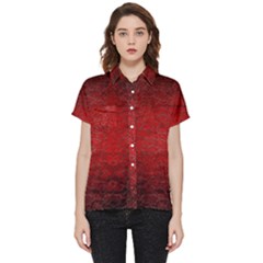 Red-grunge-texture-black-gradient Short Sleeve Pocket Shirt by Ket1n9