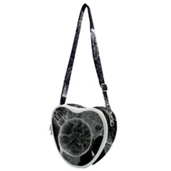 Space-universe-earth-rocket Heart Shoulder Bag by Ket1n9