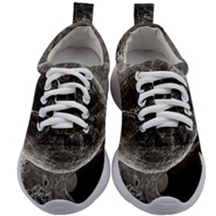 Space-universe-earth-rocket Kids Athletic Shoes by Ket1n9