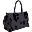 Dog-foodprint Paw Prints Seamless Background And Pattern Duffel Travel Bag View2