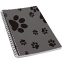 Dog-foodprint Paw Prints Seamless Background And Pattern 5.5  x 8.5  Notebook View1