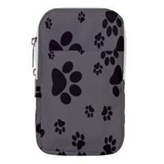 Dog-foodprint Paw Prints Seamless Background And Pattern Waist Pouch (small) by Ket1n9