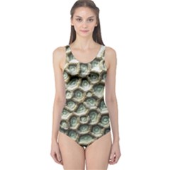 Ocean Pattern One Piece Swimsuit by Ket1n9