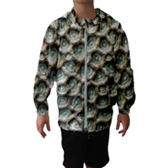 Ocean Pattern Kids  Hooded Windbreaker by Ket1n9