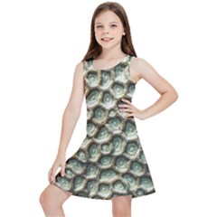 Ocean Pattern Kids  Lightweight Sleeveless Dress by Ket1n9