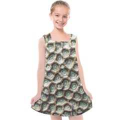 Ocean Pattern Kids  Cross Back Dress by Ket1n9