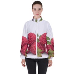 Fruit-healthy-vitamin-vegan Women s High Neck Windbreaker