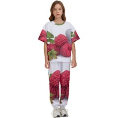 Fruit-healthy-vitamin-vegan Kids  T-shirt And Pants Sports Set by Ket1n9