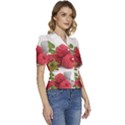 Fruit-healthy-vitamin-vegan Puffed Short Sleeve Button Up Jacket View3