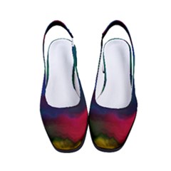 Watercolour-color-background Women s Classic Slingback Heels by Ket1n9