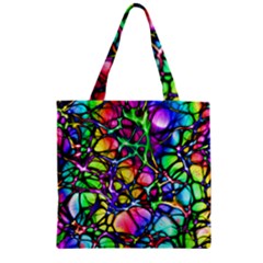 Network-nerves-nervous-system-line Zipper Grocery Tote Bag by Ket1n9