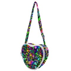 Network-nerves-nervous-system-line Heart Shoulder Bag by Ket1n9