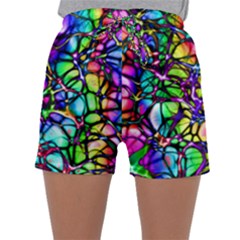 Network-nerves-nervous-system-line Sleepwear Shorts by Ket1n9