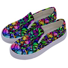 Network-nerves-nervous-system-line Kids  Canvas Slip Ons by Ket1n9