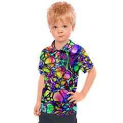 Network-nerves-nervous-system-line Kids  Polo T-shirt