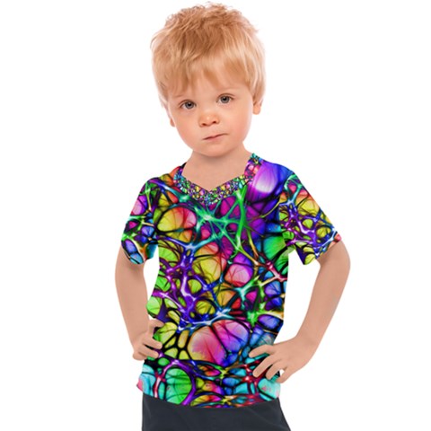 Network-nerves-nervous-system-line Kids  Sports T-shirt by Ket1n9