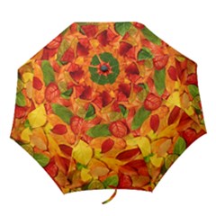 Leaves Texture Folding Umbrellas by Ket1n9