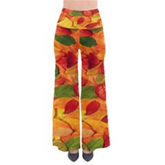 Leaves Texture So Vintage Palazzo Pants by Ket1n9