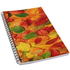 Leaves Texture 5 5  X 8 5  Notebook by Ket1n9