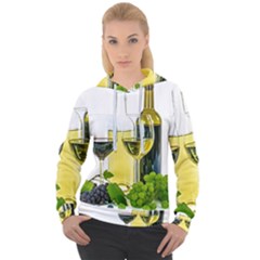 White-wine-red-wine-the-bottle Women s Overhead Hoodie by Ket1n9