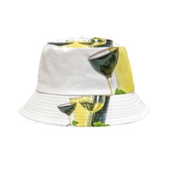 White-wine-red-wine-the-bottle Inside Out Bucket Hat