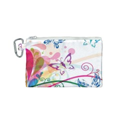 Butterfly Vector Art Canvas Cosmetic Bag (small) by Ket1n9