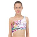 Butterfly Vector Art Spliced Up Bikini Top  View1