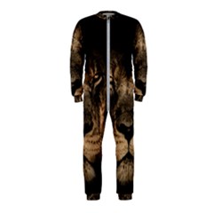 African-lion-mane-close-eyes Onepiece Jumpsuit (kids) by Ket1n9