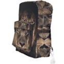 African-lion-mane-close-eyes Full Print Backpack View3