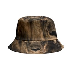 African-lion-mane-close-eyes Inside Out Bucket Hat