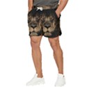 African-lion-mane-close-eyes Men s Runner Shorts View3