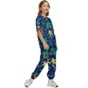 Colorful Funny Christmas Pattern Kids  T-Shirt and Pants Sports Set View3