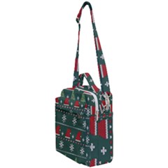 Beautiful Knitted Christmas Pattern Crossbody Day Bag by Ket1n9