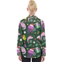 Dinosaur Colorful Funny Christmas Pattern Womens Long Sleeve Shirt View2