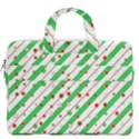 Christmas Paper Stars Pattern Texture Background Colorful Colors Seamless MacBook Pro 16  Double Pocket Laptop Bag  View2