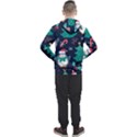 Colorful Funny Christmas Pattern Men s Pullover Hoodie View2