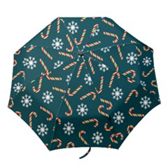 Christmas Seamless Pattern With Candies Snowflakes Folding Umbrellas by Ket1n9