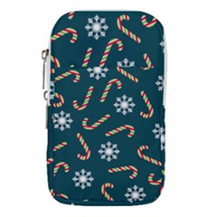 Christmas Seamless Pattern With Candies Snowflakes Waist Pouch (small) by Ket1n9